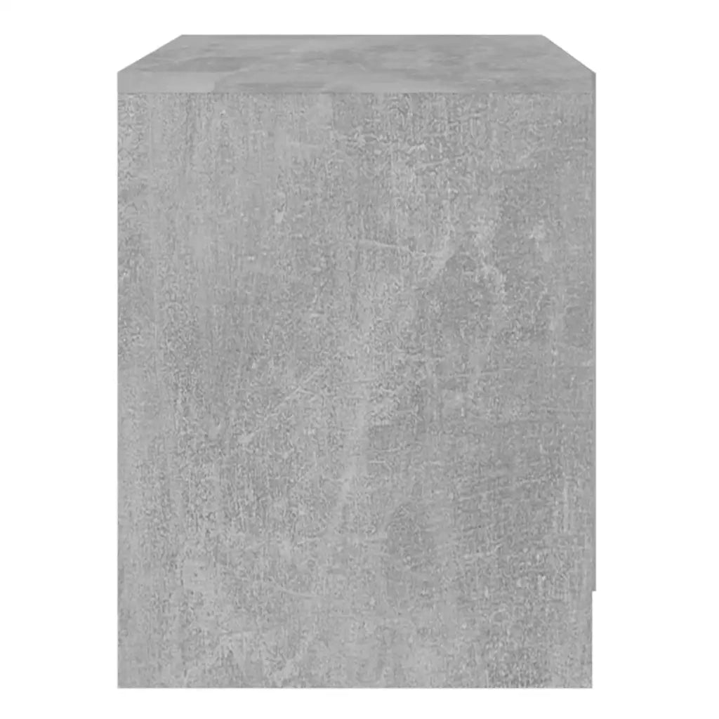 Comodino-Tavolino da notte Grigio Cemento 45x34,5x44,5 cm in Truciolato