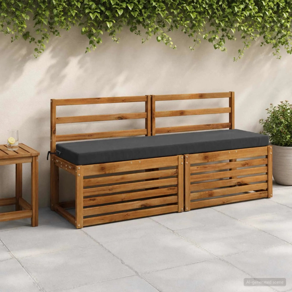 Cuscino per panchina SOEST 100% Poliestere Antracite 949858