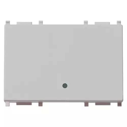 VIMAR PLANA - TASTO 3M ILLUMINABILE SILVER
