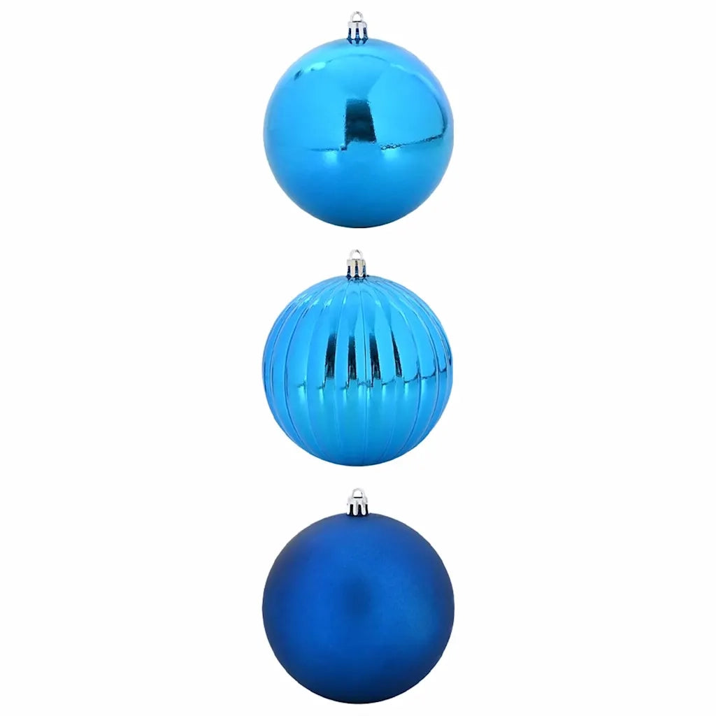 Set di Palline di Natale XXL 3 pcs Blu Plastica 42018884