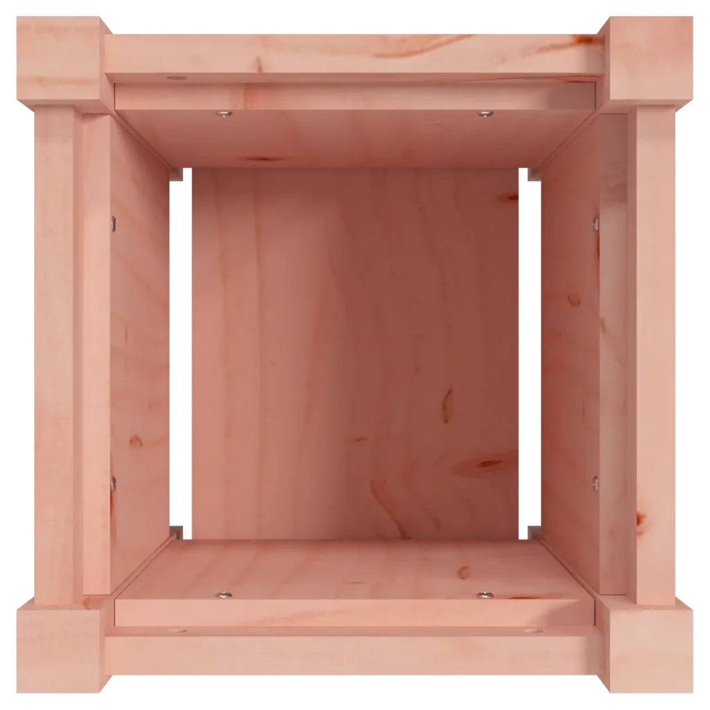 Fioriera | Cassetta per fiori | Vaso da Giardino 31x31x31 cm in Legno Massello di Douglas