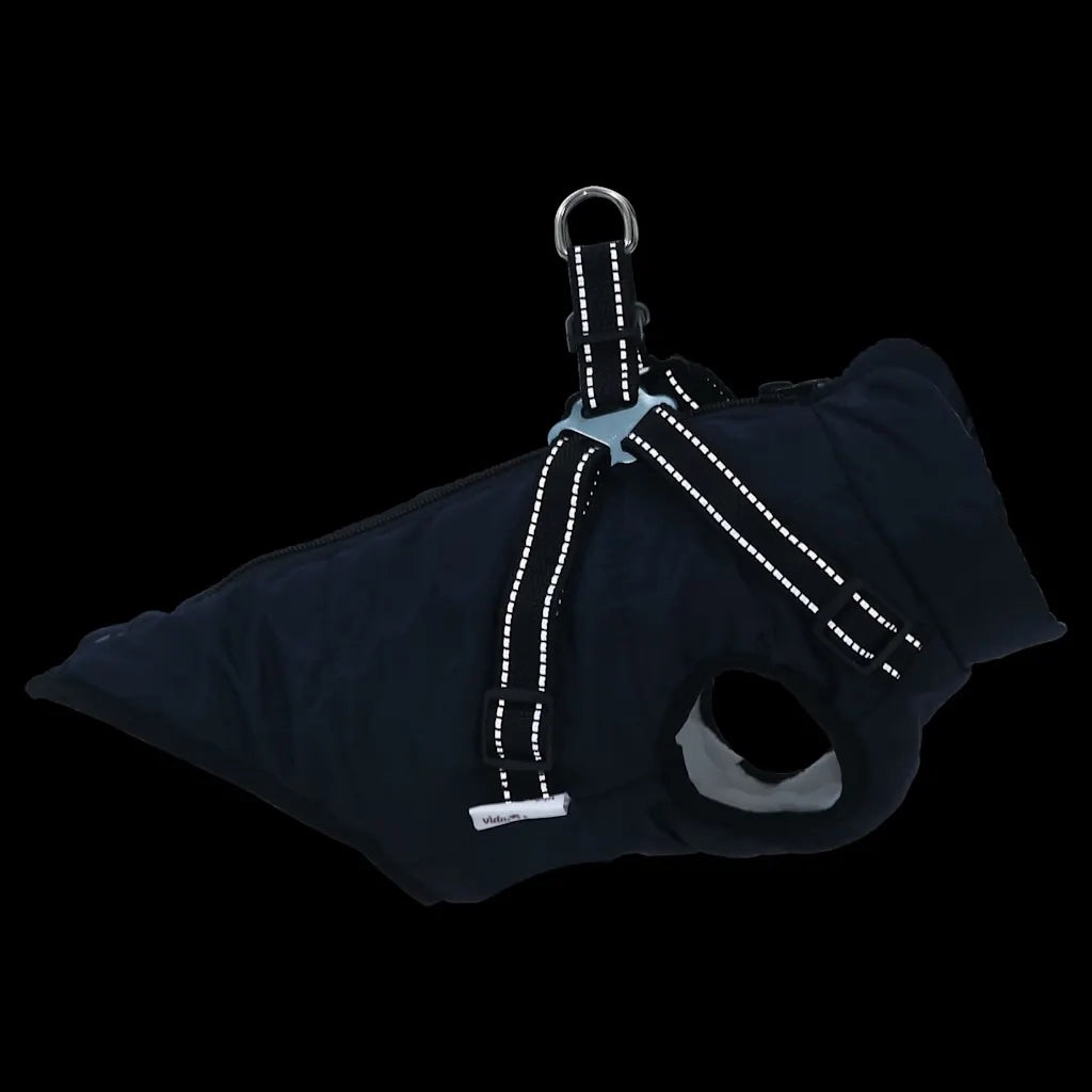 Cappotto Cani Imbracatura Impermeabile Riflettente Blu Navy L24 CFW4052845