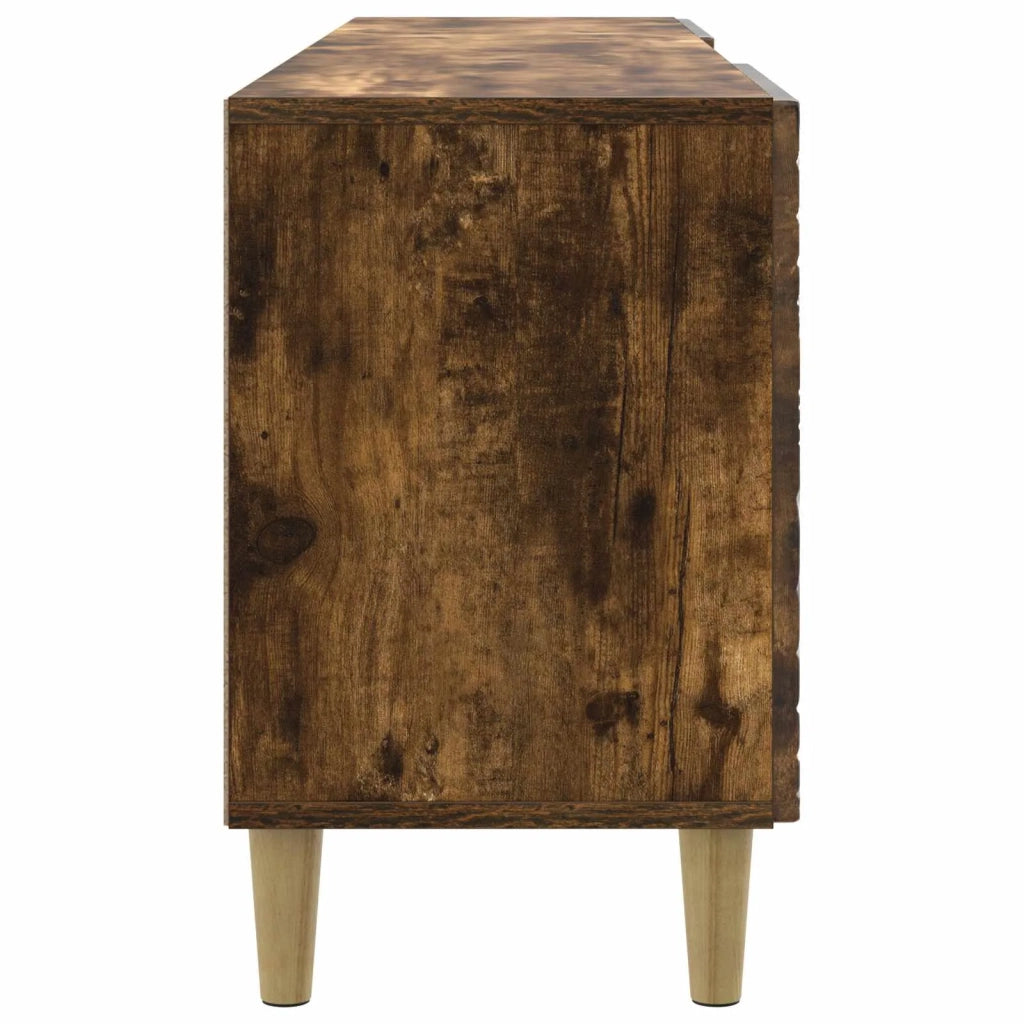 Mobile TV-Credenza per TV 99 x 34,5 x 50 cm Rovere Fumo Legno ingegnerizzato