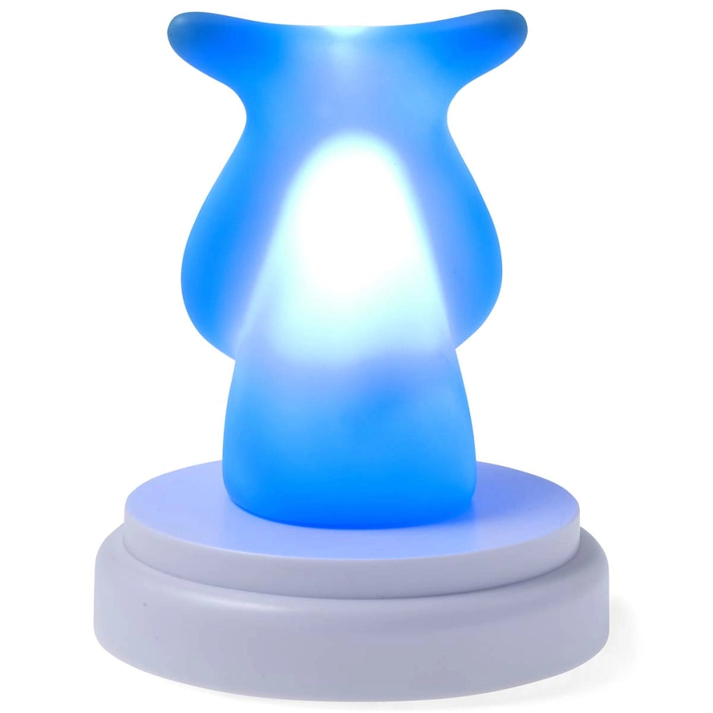 NAUGHTY COW Luce notturna a LED per mucche dal design simpatico Blu Alecto