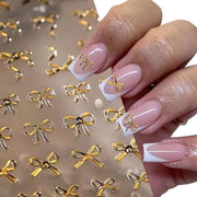 Stickers per unghie con effetto relief | Stickers per nail art | Stickers per unghie autofissanti dorati | Design Strass | Accessori per manicure