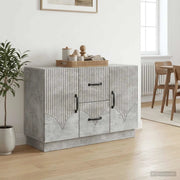 Credenza Grigio Cemento 89 x 34,5 x 57 cm Legno ingegnerizzato 895348