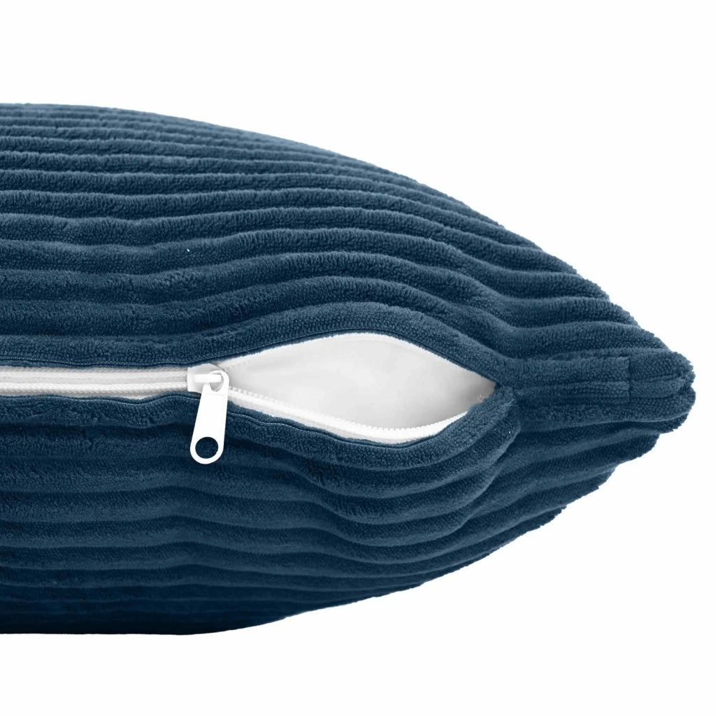 Federa 6 pcs HEERLEN Blu navy 70 x 70 cm corduroy 913274