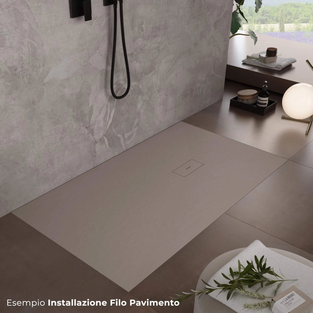 Piatto Doccia in Pietra 90x200 cm Bonussi Manila Sabbia