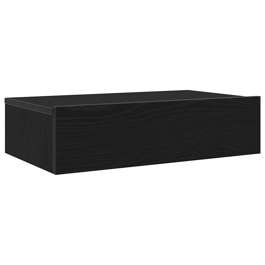 Mobili Porta TV con Luci a LED 2 pz-Set di 2 Credenza per TV Rovere Nero 60x35x15,5 cm