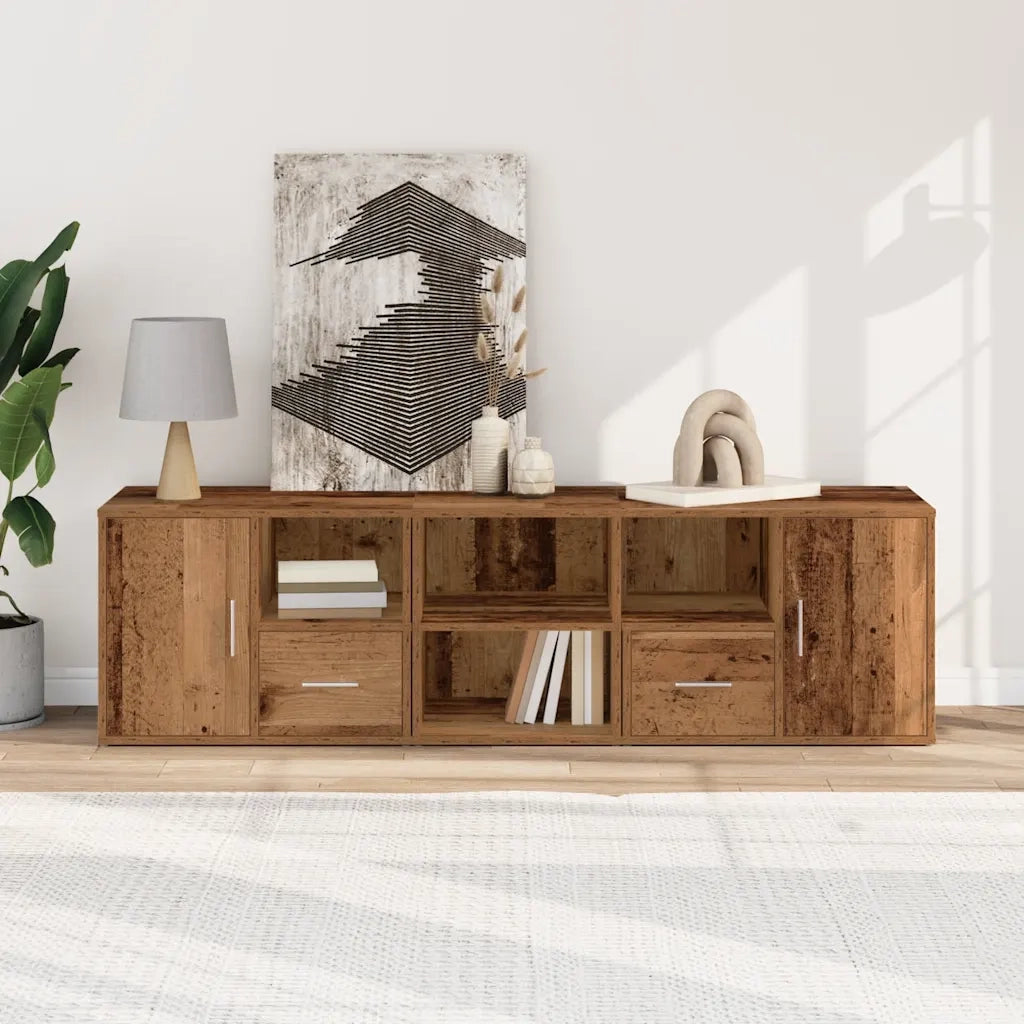Mobile Angolare Legno Antico 160x40x45 cm in Truciolato 3307826