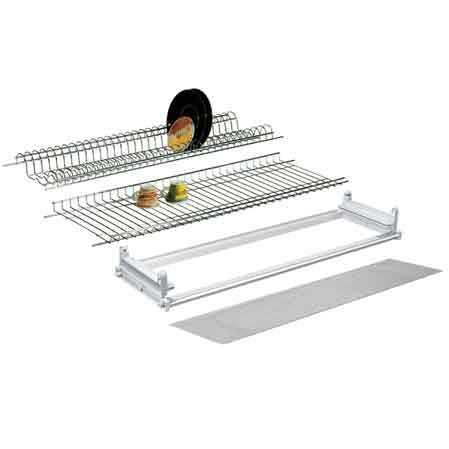 SCOLAPIATTI IN ALLUMINIO IN KIT 76 cm
