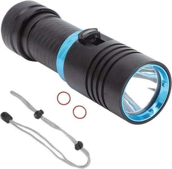 Lanterna da Subacqueo Acqua Profonda LED 5000LM per Pesca Notturna - Lampada da Sub per Scuba.