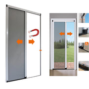 Zanzariera a Rullo con Calamita per Porte Apertura Laterale Tanke Colore: Bianco Ral 9016