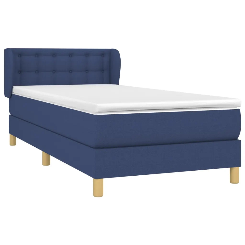 Giroletto a Molle con Materasso Blu 90x200 cm inTessuto 3127099