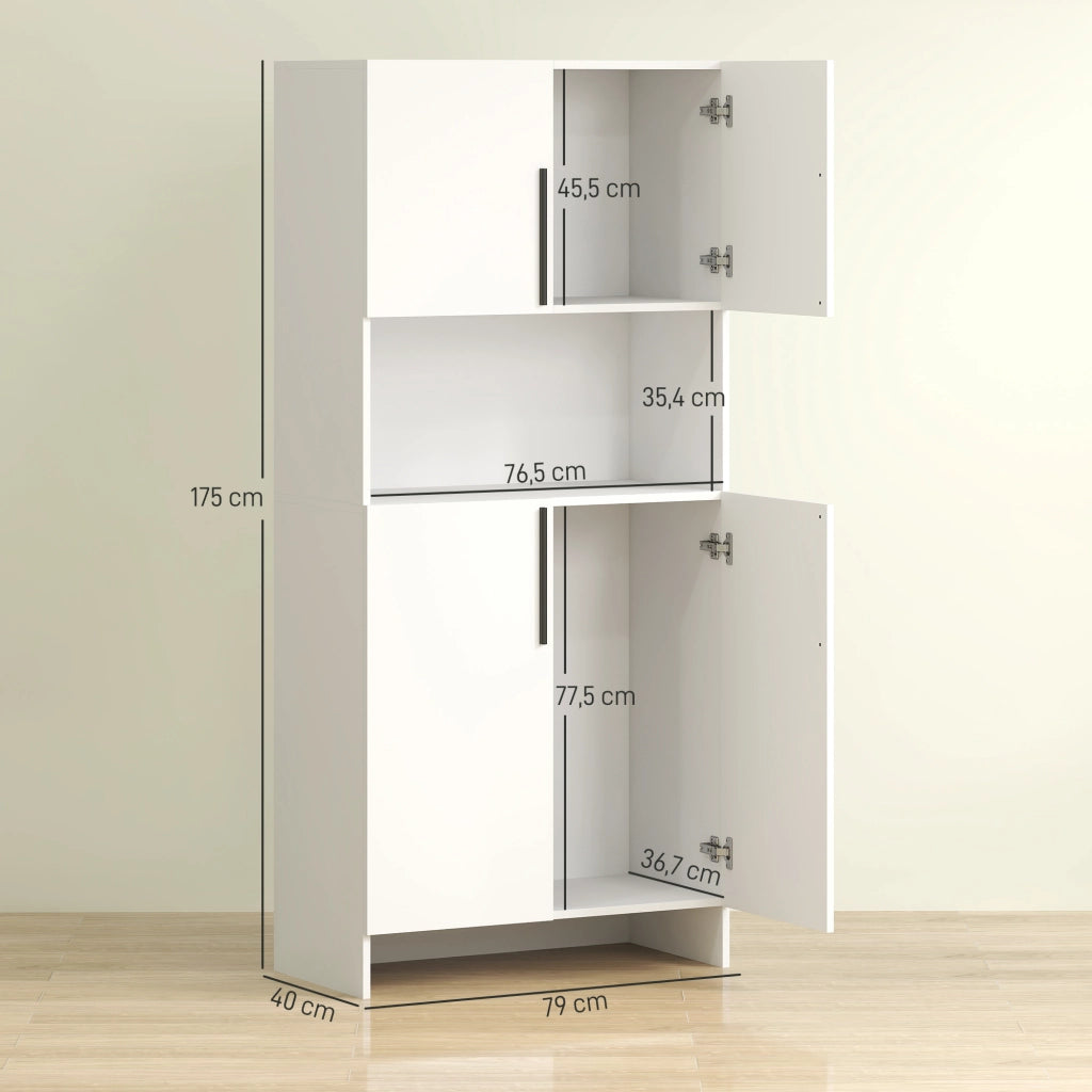 Armadio da cucina ¨C Minimal ¨C bianco 80x40x200
