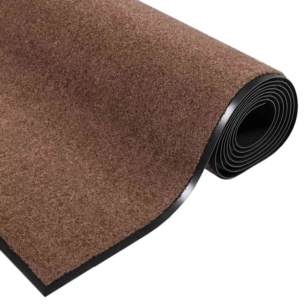 Tappetino Marrone e Nero 120 x 250 cm 100% Poliammide 4100781