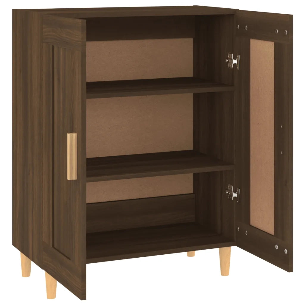 Credenza-Buffet-Armadio da cucina Rovere Marrone 69,5x34x90 cm in Legno Multistrato 235074