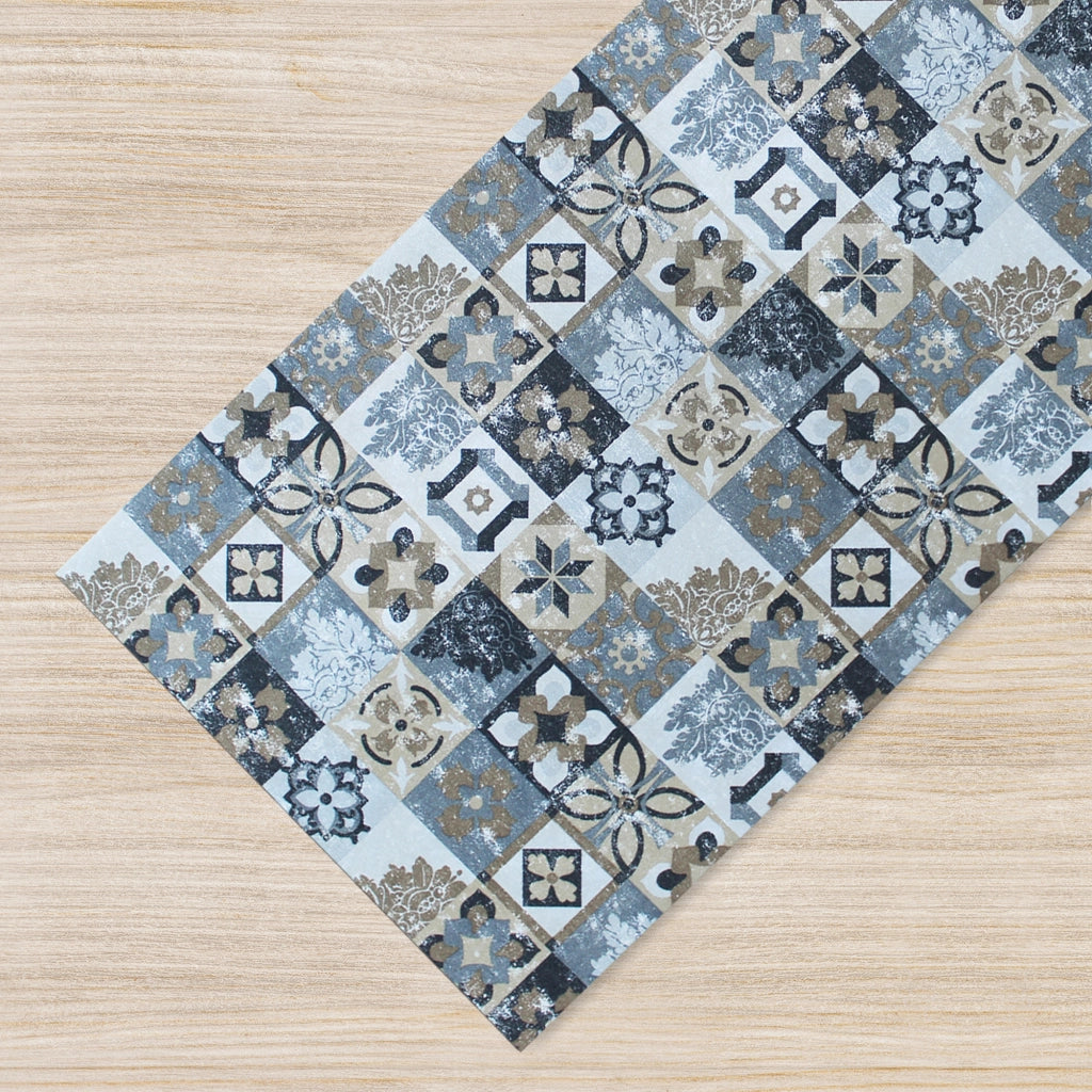 Tappeto passatoia antiscivolo made in Italy diversi modelli 50x100cm - Nero