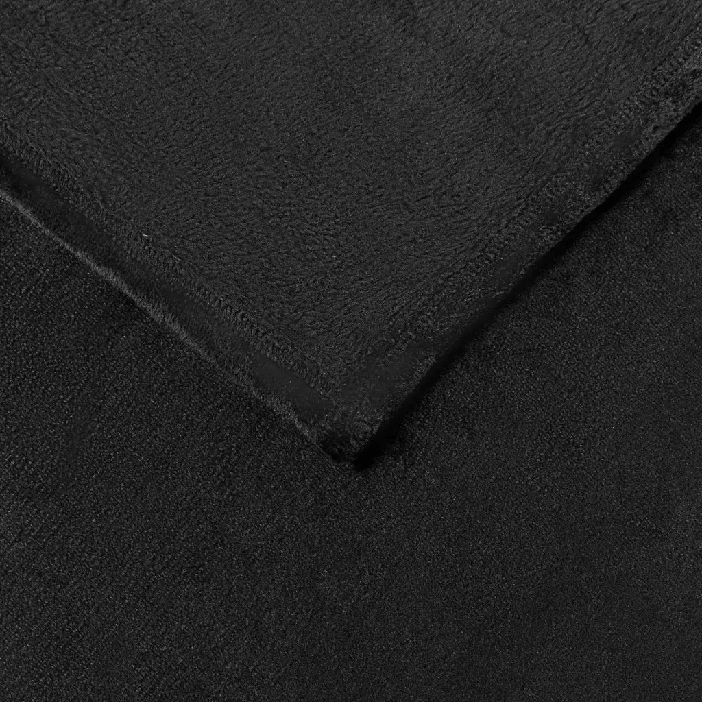 Coperta Nero 220 x 240 cm Panno 42016779