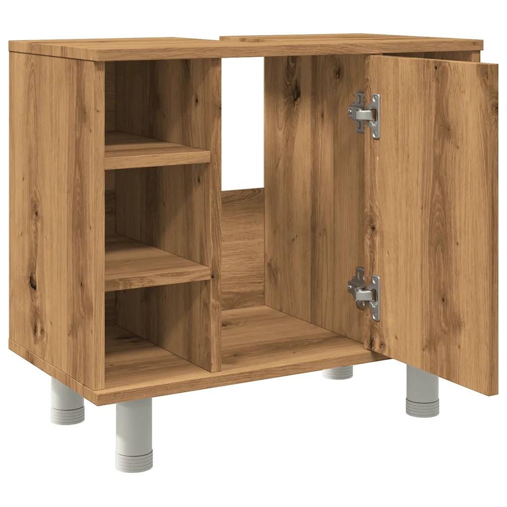 Armadietto Bagno | Armadio da bagno Artigianale 60x32x53,5 cm Legno Multistrato