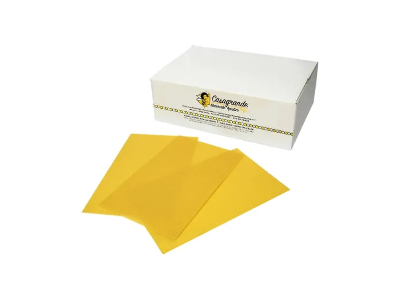 Foglio cereo nido 1kg 41x26 cera d’api sterilizzata Casagrande block