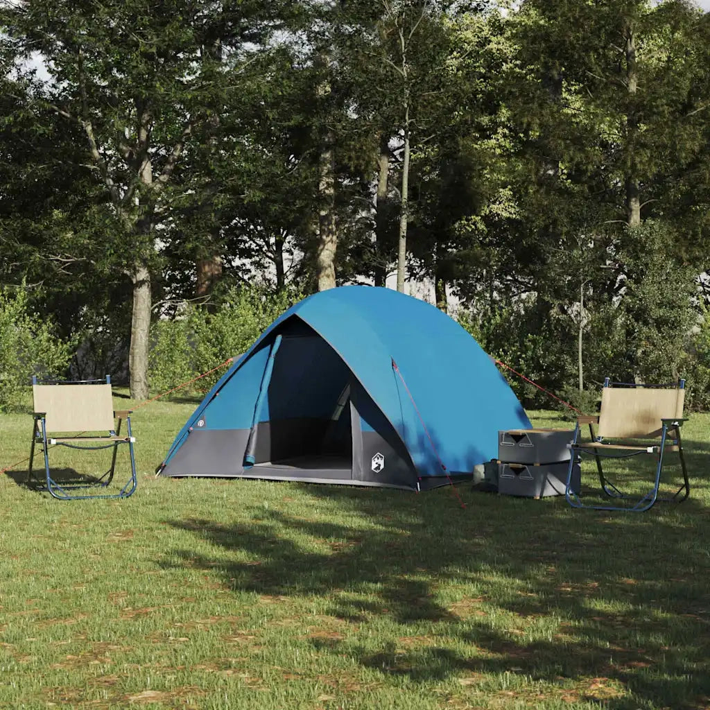 Tenda da campeggio | Tenda da campo con tetto Blu 275 x 230 x 140 cm taffet¨¤