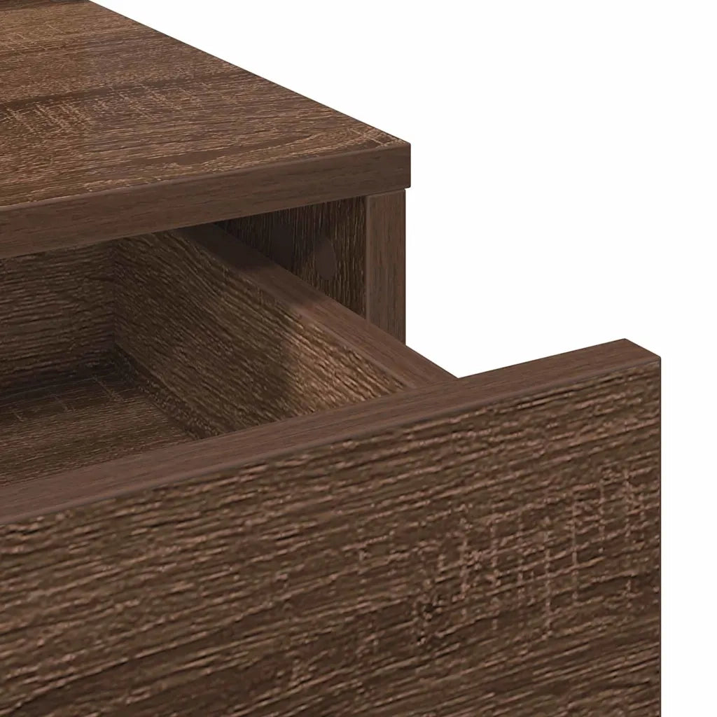 Toeletta | Tavolo da Trucco Marrone 50 x 41 x 140 cm Legno multistrato