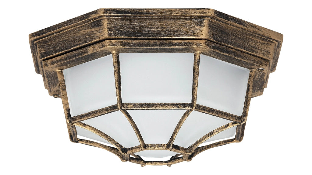 Plafoniera esterna classica E27 Milano oro antico Rabalux