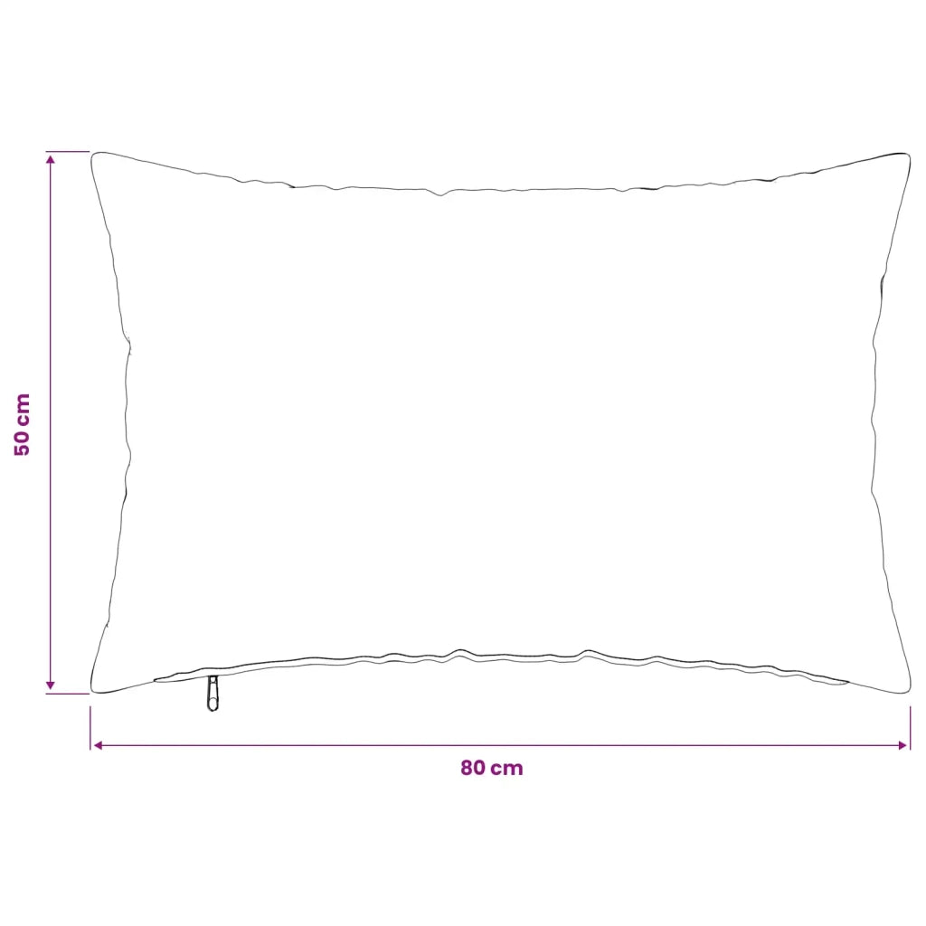Federa 2 pcs HEERLEN Grigio Scuro 50 x 80 cm Bouclé 911991