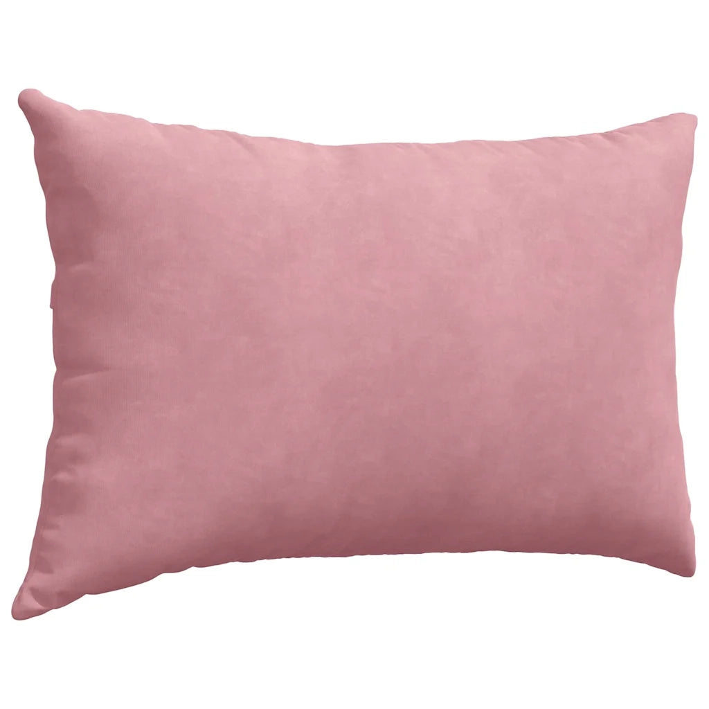 Cuscini da Divano 2 pcs Rosa 60 x 40 cm Tessuto in Cords 42013674