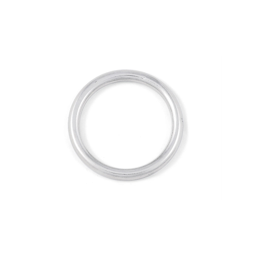Anello tondo saldato Ã˜ 6 x 35 mm. in acciaio Inox A4 - AISI 316 - 2 pz.