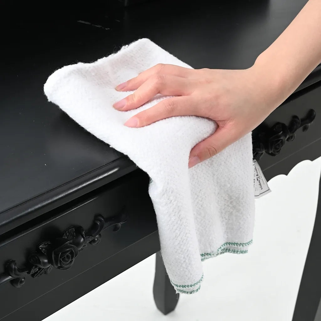 Panni per la Pulizia 10 pz Righe Bianche e Verdi 50x60 cm CFW8009387