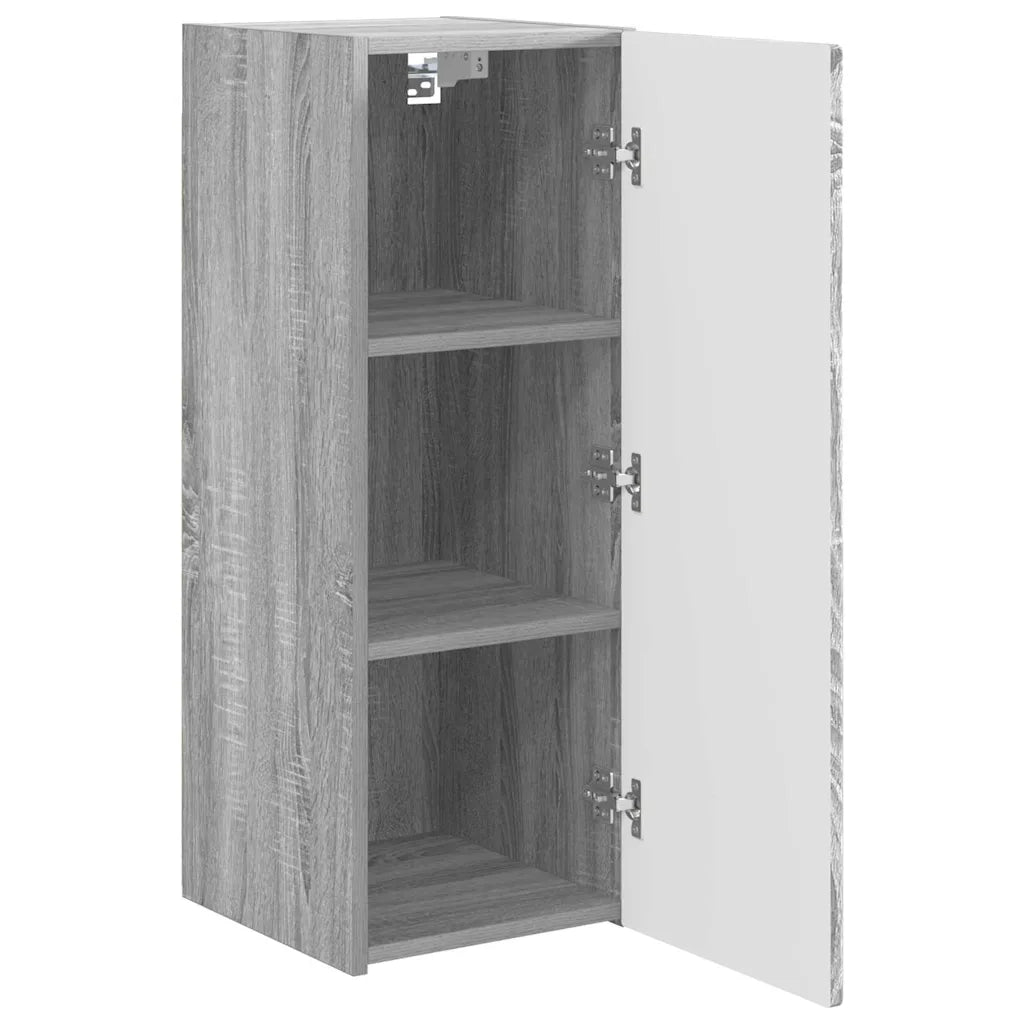Mobile TV da parete Grigio Sonoma 30 x 31 x 80 cm 892301