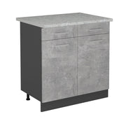 Vicco Mobiletto base per cucina Calcestruzzo 80 cm PL Marmo