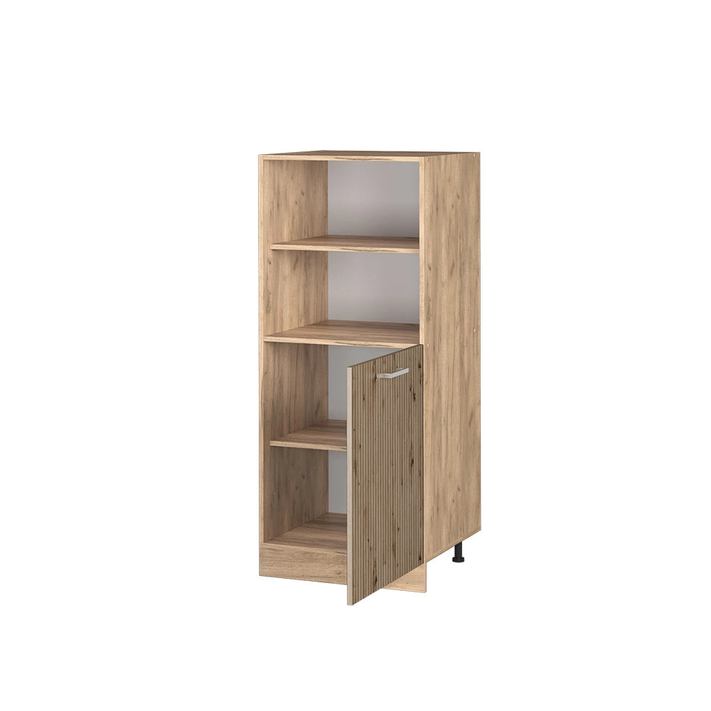Mobile per forno da incasso R-Line Rovere artigianale/Rovere dorato 60 cm Vicco
