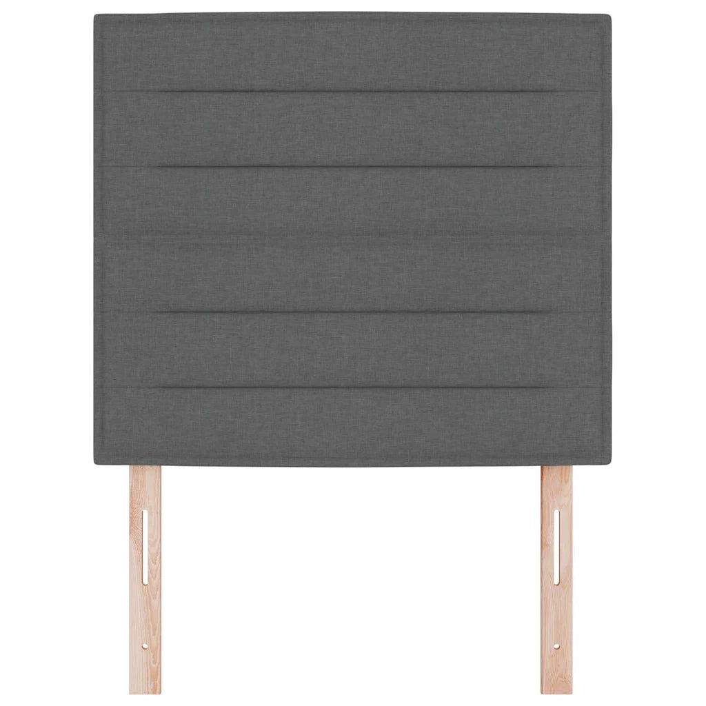 Testiera Grigio scuro 100 cm Tessuto 3337678