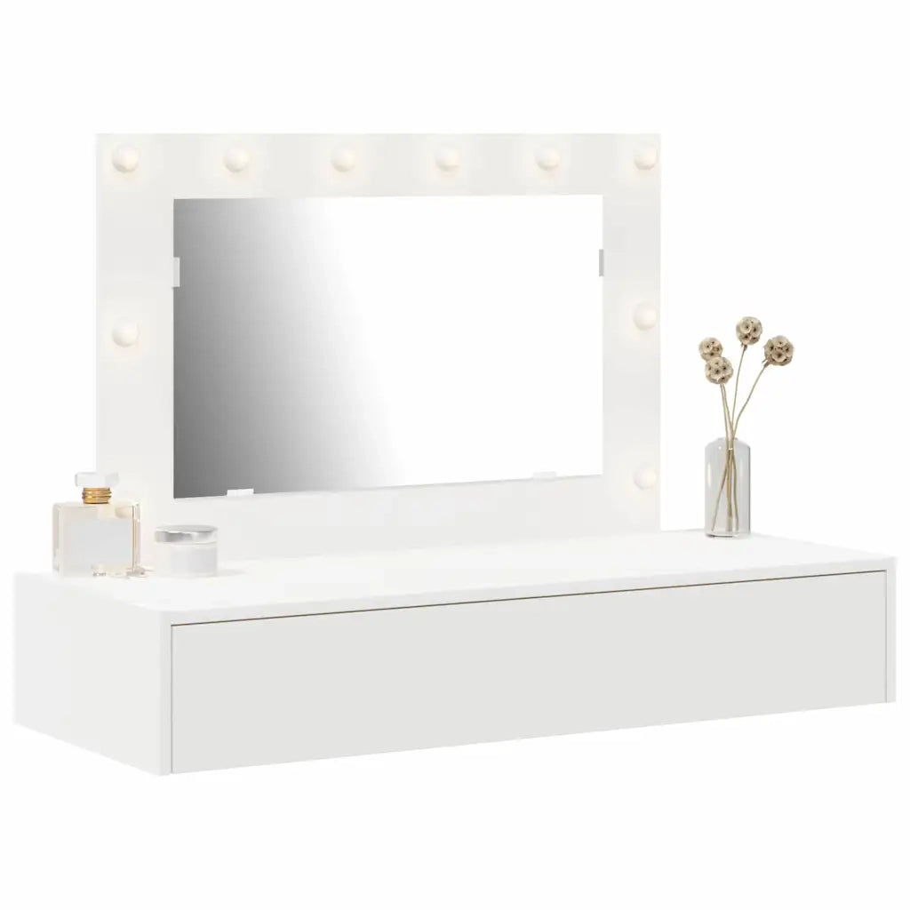 Toeletta | Tavolo da Trucco Bianco 100 x 40 x 70 cm Legno multistrato