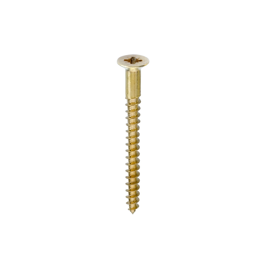 Viti per legno ottone 3,5 x 35 - 8 pz.