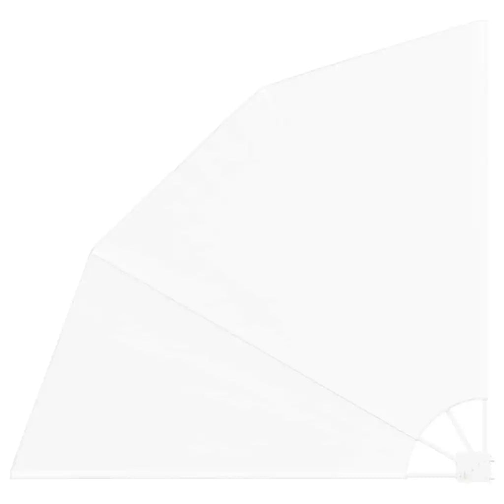 Schermo di Privacy per Balcone Bianco 140 x 140 cm Poliestere 42000930