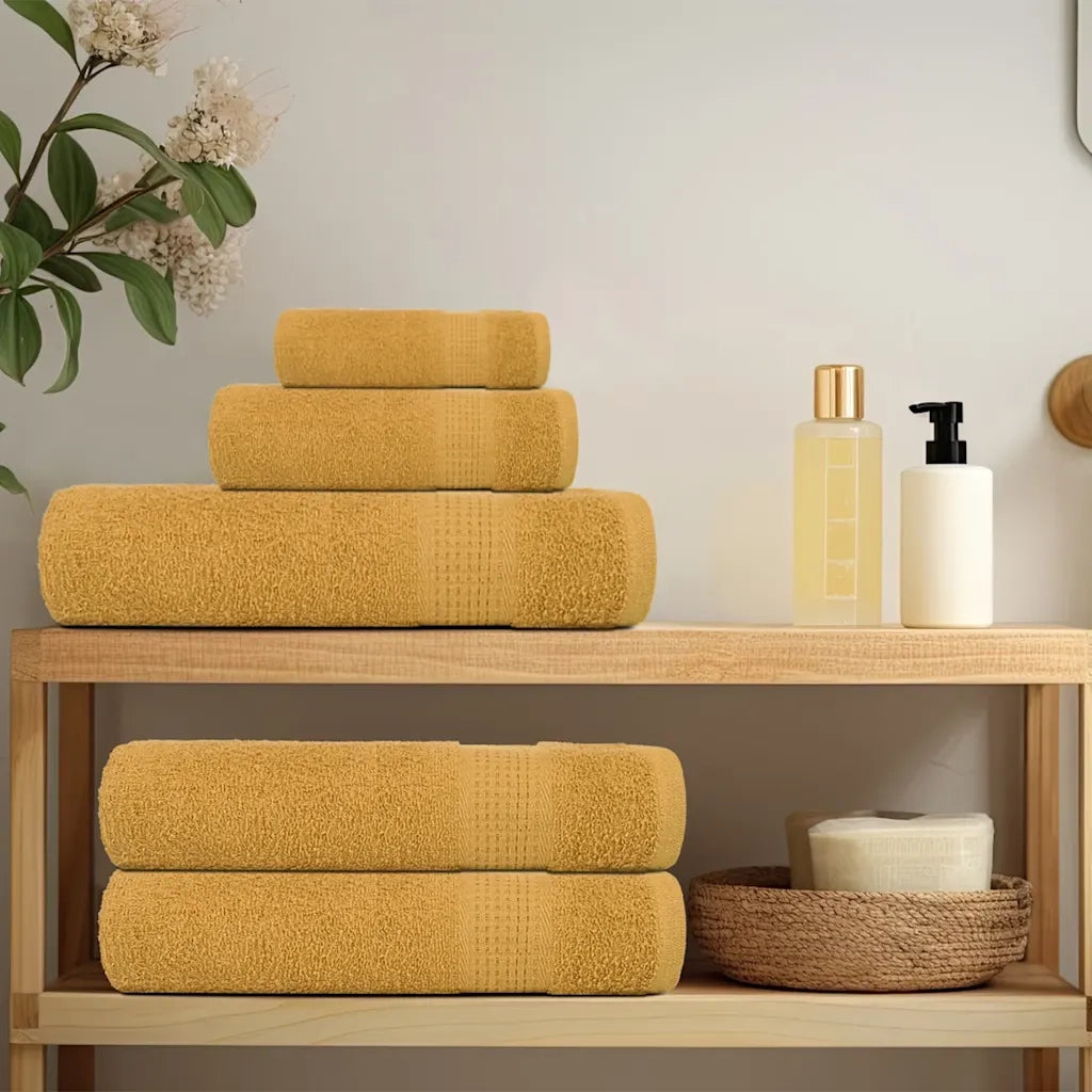 Asciugamani per ospiti FROGN 2 pz | Teli per bagno Oro 30x50 cm 360 g/m2