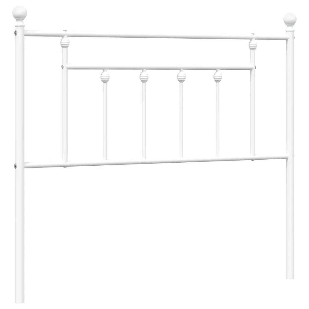 Testiera di Ricambio in Metallo Bianco 107 cm 353616
