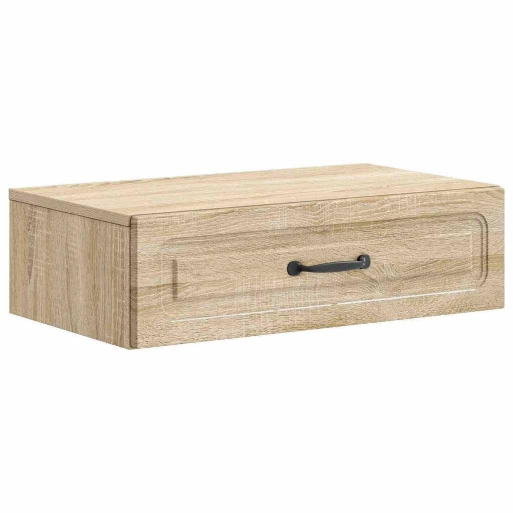 Tavolino da Parete Laterale | Tavolo laterale | Tavolino Rovere Sonoma 59 x 34,5 x 17 cm