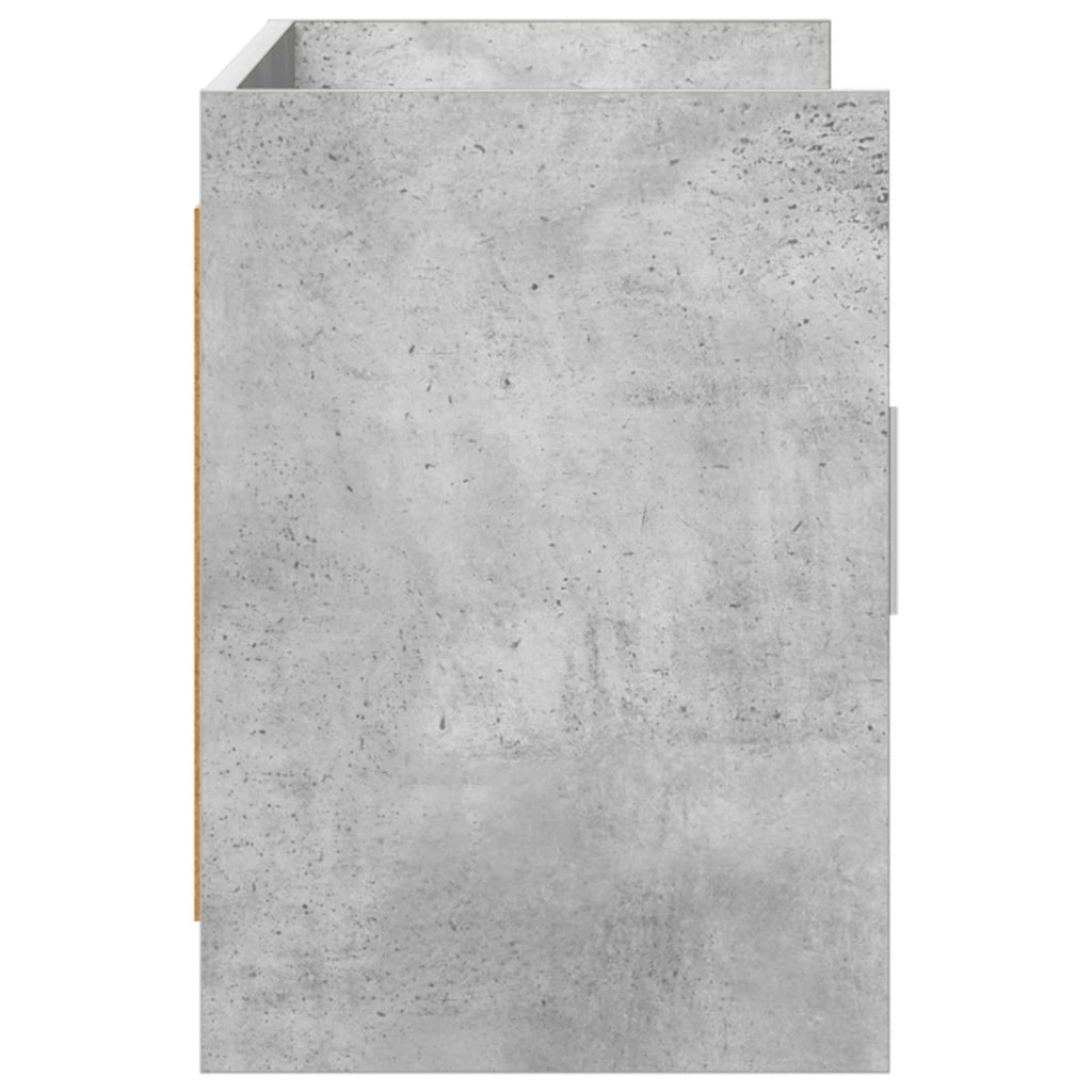 Mobile TV 102 x 33 x 47 cm Grigio Cemento Legno ingegnerizzato 8011166