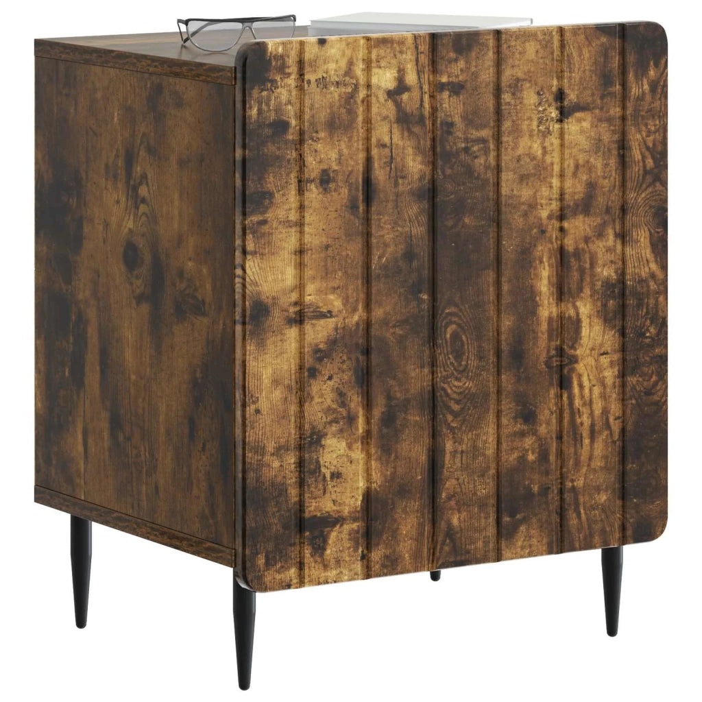 Armadio da Notte Rovere Fumo 43 x 34,5 x 52 cm 894345