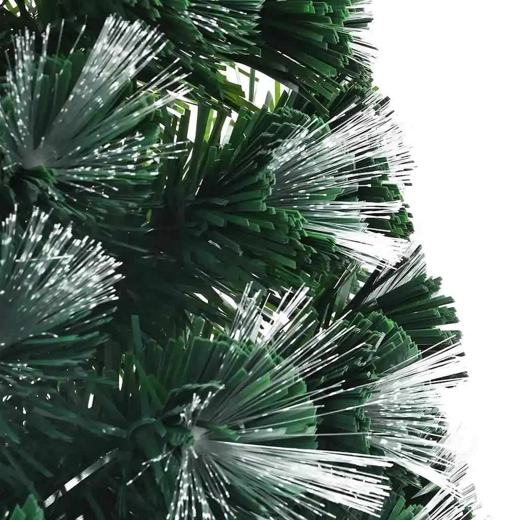 Albero di Natale | Decorazioni natalizie artificiale con 210 LED Verde 180 cm PVC