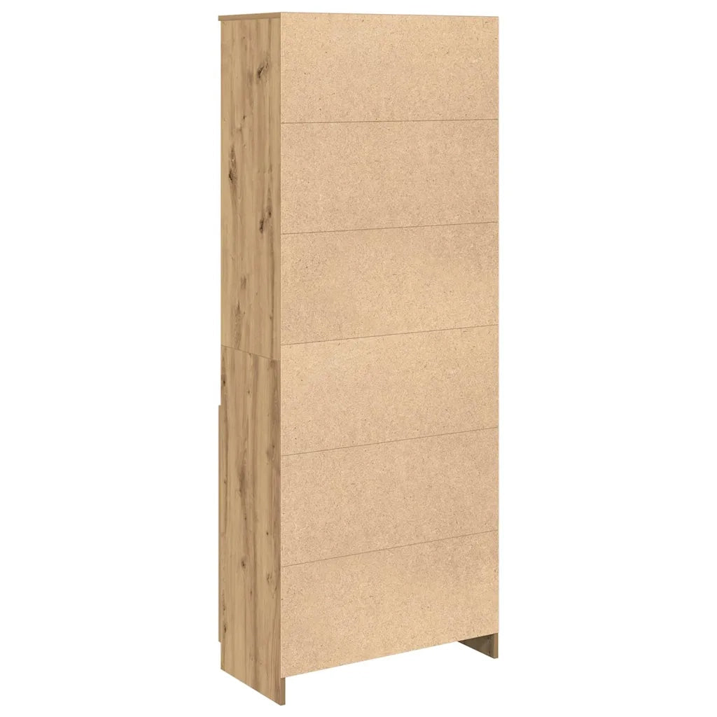Credenza Rovere Artigianale 70x35x180 cm in Legno Multistrato 3328479