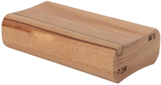Blocco per chitarra in noce - Blocco in acciaio - Blocco per chitarra in legno - Resistente allo sfregamento - Superficie liscia - Adatto per costruttori di chitarre