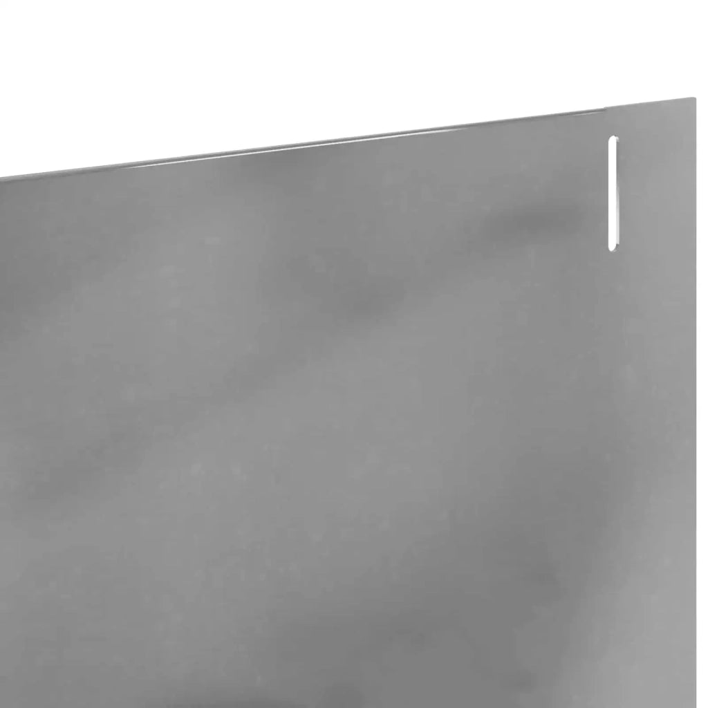 Bordura per Prato 30 pcs 102 x 10 x 4 cm Acciaio Argento 8008756