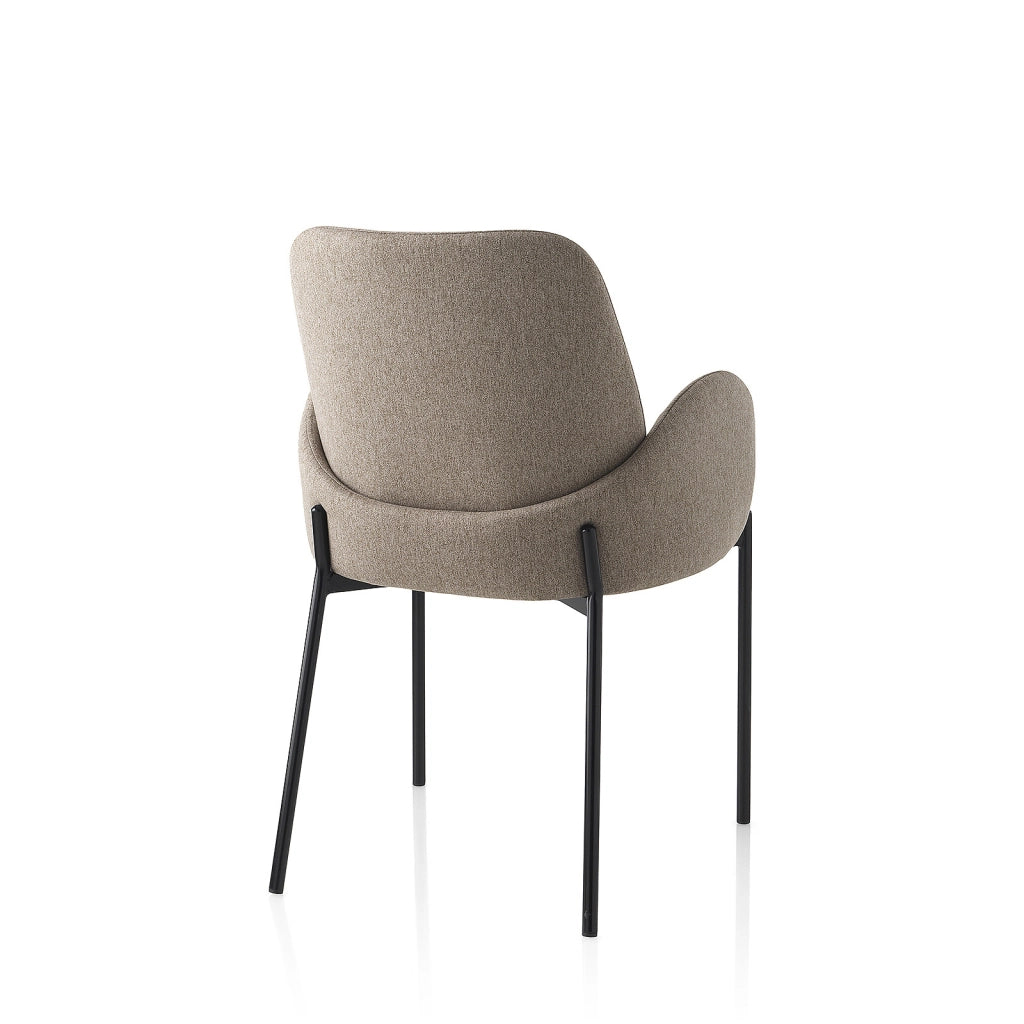 Set 2 Sedie ANTEA marrone chiaro