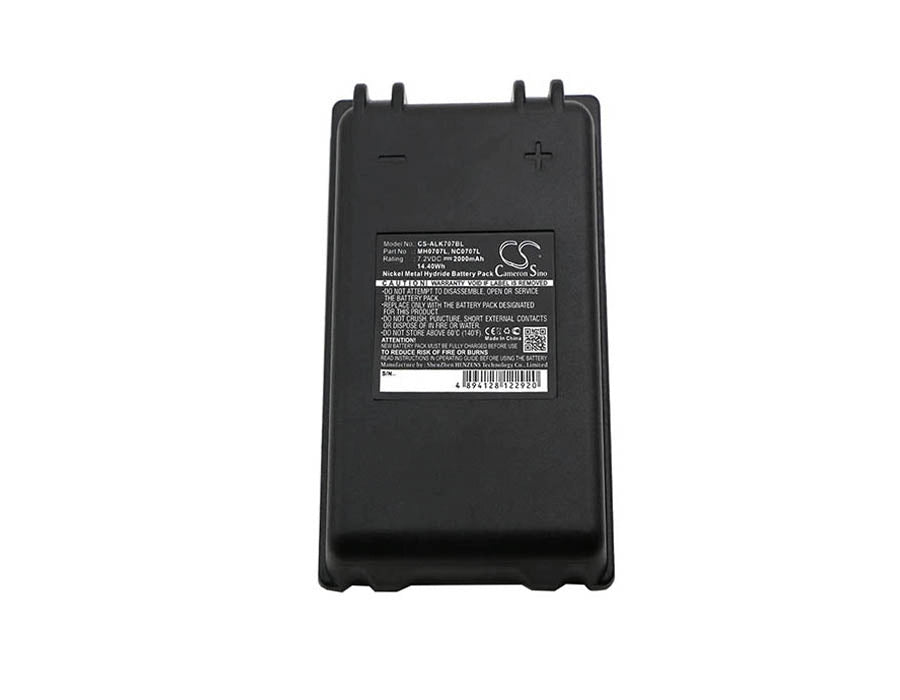 BATTERIA COMPATIBILE AUTEC ALK707BL NiMH 7,2V 2000 mAh